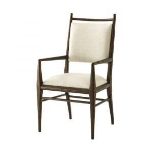 Theodore Alexander - Nova Dining Arm Chair II in Dusk Finish - (Set of 2) - TAS41024-1BUU