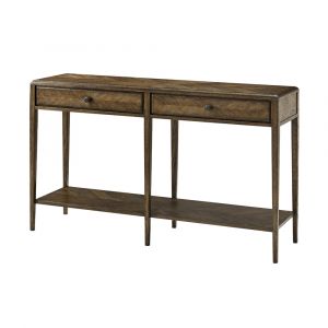Theodore Alexander - Nova Two Frieze Drawers Console Table in Dusk Finish - TAS53037-C254