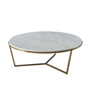Theodore Alexander - TA Studio No. 4 Fisher Round Cocktail Table Marble - TAS51034-C096