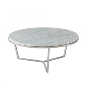 Theodore Alexander - TA Studio Small Fisher Round Cocktail Table (Marble) - TAS51035.C095