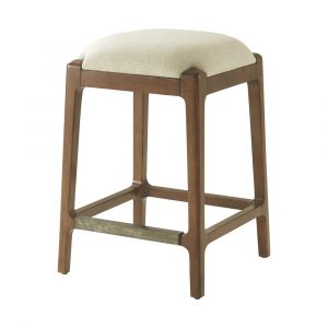Theodore Alexander - Tavel The Talbot Counter Stool in Light Gray - TA43002-1BOD