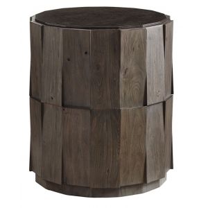 Tommy Bahama Home - Cypress Point Everett Round Travertine End Table - 01-0562-951