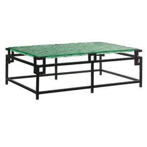 Tommy Bahama Home - Island Fusion Hermes Reef Glass Top Cocktail Table - 01-0556-947c