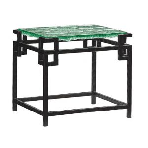 Tommy Bahama Home - Island Fusion Hermes Reef Glass Top End Table - 01-0556-953c