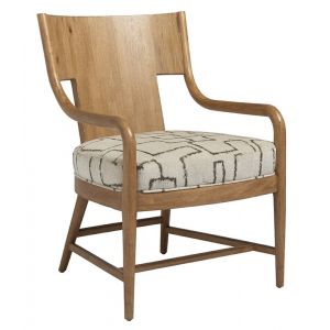 Tommy Bahama Home - Los Altos Radford Chair in Ivory and Brown - 01-1837-11-40