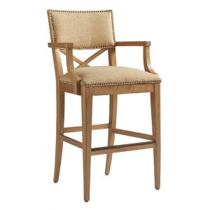 Tommy Bahama Home - Los Altos Sutherland Upholstered Bar Stool in Beige - 01-0566-896-01