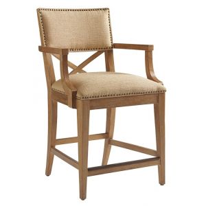 Tommy Bahama Home - Los Altos Sutherland Upholstered Counter Stool in Beige - 01-0566-895-01
