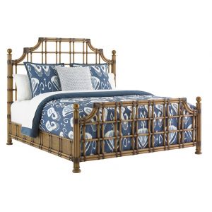 Tommy Bahama Home - Twin Palms St. Kitts Queen Rattan Bed - 01-0558-143c