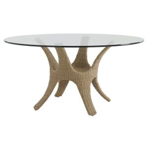 Tommy Bahama Outdoor - Aviano Round Dining Table With Glass Top - 01-3220-870C