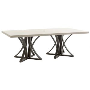 Tommy Bahama Outdoor - Cypress Point Ocean Terrace Rectangular Dining Table With Weatherstone Top - 01-3900-876C