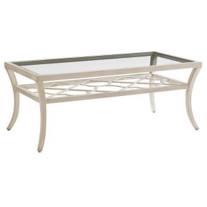 Tommy Bahama Outdoor - Misty Garden Rectangular Cocktail Table With Inset Glass - 01-3239-945