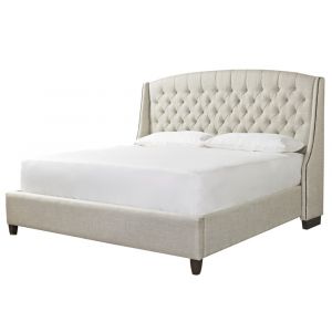 Universal Furniture - Curated Halston King Bed in Belgian Linen - 552260B