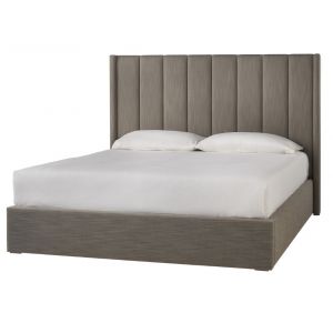 Universal Furniture - Modern Siltstone Queen Upholstered Shelter Bed - U042210B - CLOSEOUT