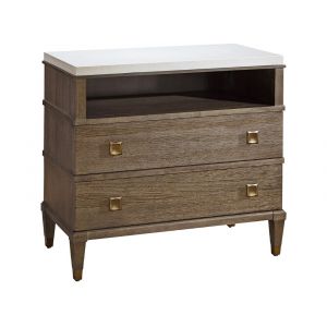 Universal Furniture - Playlist Two Drawer Nightstand in Brown Eyed Girl -507351