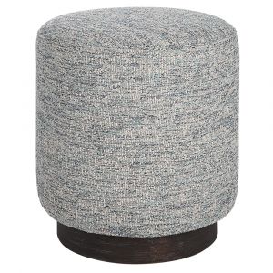 Uttermost - Avila Tweed Round Ottoman - 23731