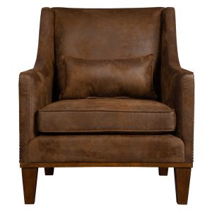 Uttermost - Clay Leather Armchair - 23030
