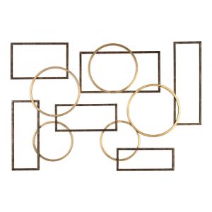 Uttermost - Elias Bronze And Gold Wall Art - 04062