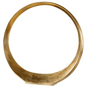 Uttermost - Jimena Gold Large Ring Sculpture - 17981