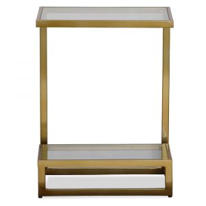 Uttermost - Musing Brushed Brass Accent Table - 22913
