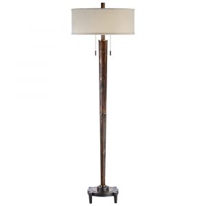 Uttermost - Rhett Burnished Oak Floor Lamp - 28119-1
