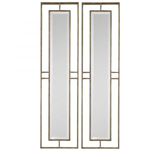 Uttermost - Rutledge Gold Mirrors (Set of 2) - 07082