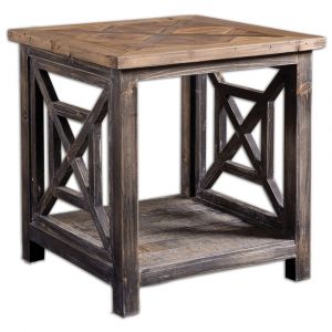 Uttermost - Spiro Reclaimed Wood End Table - 24263