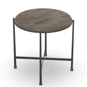 Vanguard - Brut Round End Table - P667ECT