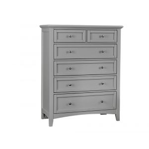 Vaughan Bassett - Bonanza Chest with 5 Drawers in Gray - BB26-115