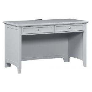 Vaughan Bassett - Bonanza Laptop/Tablet Desk with 2 Drawers in Gray - BB26-778