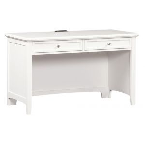 Vaughan Bassett - Bonanza Laptop/Tablet Desk with 2 Drawers in White - BB29-778