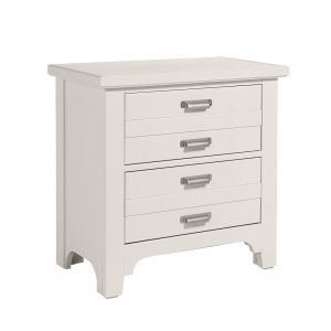 Vaughan Bassett - Bungalow Night Stand with 2 Drawers in Lattice - 744-227
