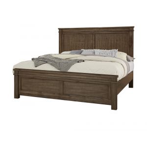 Vaughan Bassett - Cool Rustic California King Mansion Bed in Mink - 170-661-166-944-MS2