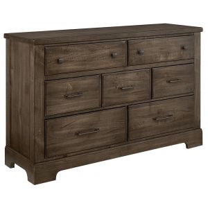 Vaughan Bassett - Cool Rustic Dresser with 7 Drawers in Mink - 170-002
