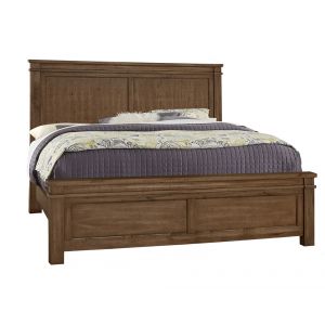 Vaughan Bassett - Cool Rustic King Mansion Bed in Amber - 174-661-166-933-MS2