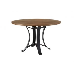 Vaughan Bassett - Crafted Cherry - Artisan and Post 48 Inch Round Table W/ Metal Base - 151-048-200