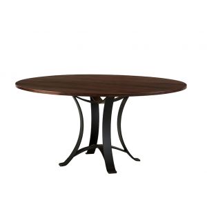 Vaughan Bassett - Crafted Cherry - Artisan and Post 60 Inch Round Table W/ Metal Base - 150-060-200