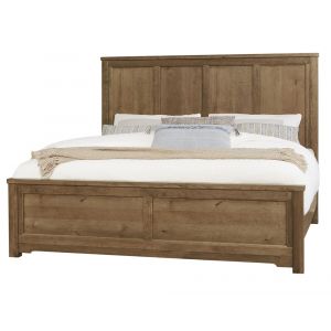 Vaughan Bassett - Crafted Cherry - Artisan and Post Cal King Six Panel Bed - 151-668-866-944-MS2