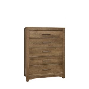 Vaughan Bassett - Crafted Cherry - Artisan and Post Chest With 5 Drawers - 151-115