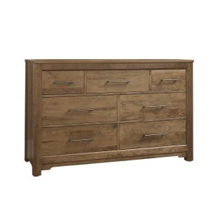 Vaughan Bassett - Crafted Cherry - Artisan and Post Dresser With 7 Drawers - 151-003