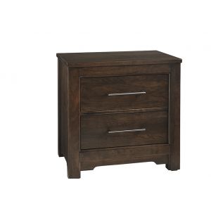 Vaughan Bassett - Crafted Cherry - Artisan and Post Night Stand With 2 Drawers - 150-227