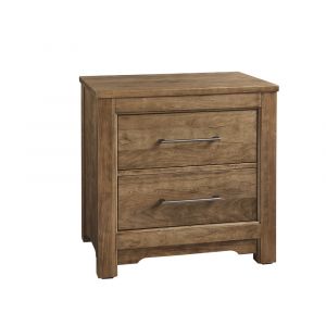 Vaughan Bassett - Crafted Cherry - Artisan and Post Night Stand With 2 Drawers - 151-227