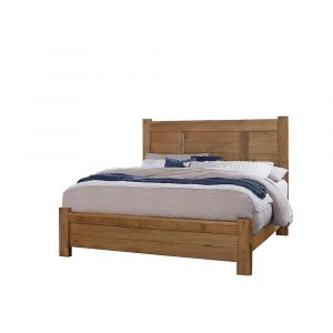 Vaughan Bassett - Crafted Oak - LMCo Home Ben Cal King Poster Bed - 790-668-866-944-MS1