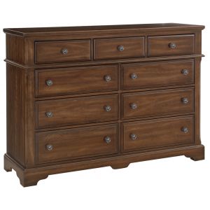 Vaughan Bassett - Heritage Bureau with 9 Drawers in Amish Cherry - 110-003