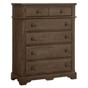 Vaughan Bassett - Heritage Chest with 5 Drawers in Cobblestone Oak - 112-115