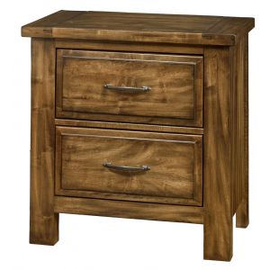 Vaughan Bassett - Maple Road Night Stand with 2 Drawers in Antique Amish - 118-227