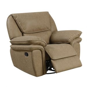Wallace & Bay - Baker Pecan Swivel Reclining Glider with Swivel, Glide, And Recline Motion - U510461