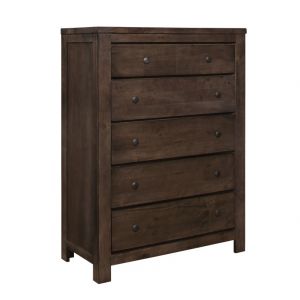 Wallace & Bay - Bonilla Gray Brown Chest with Rustic Finish And Six Drawers - B510077