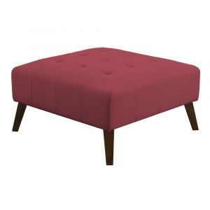 Wallace & Bay - Browning Ottoman with Angular Arms And Legs, Deep Tufting, And Stitching Details - U510312