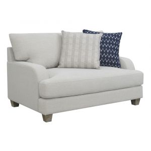 Wallace & Bay - Jennings Accent Chair with Modern English Roll Arm And Loose Seat And Back Cushions - U51156