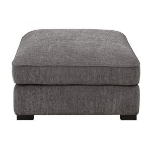 Wallace & Bay - Odonnell Textured Dawn Ottoman with Ultra-Soft Fabric And Block Legs - U510422